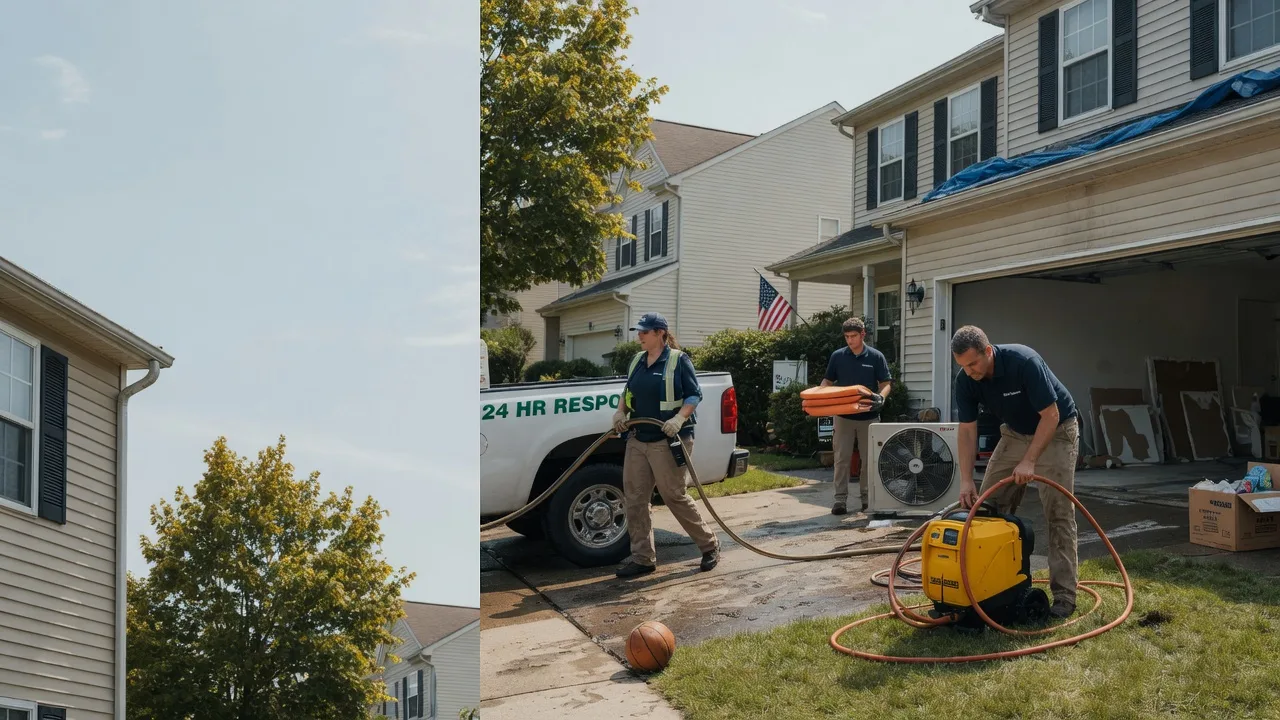 Emergency Water Damage Restoration in Llewellyn, PA near me